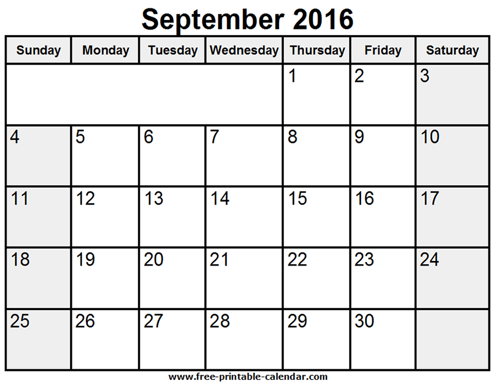 september calendar word East.keywesthideaways.co