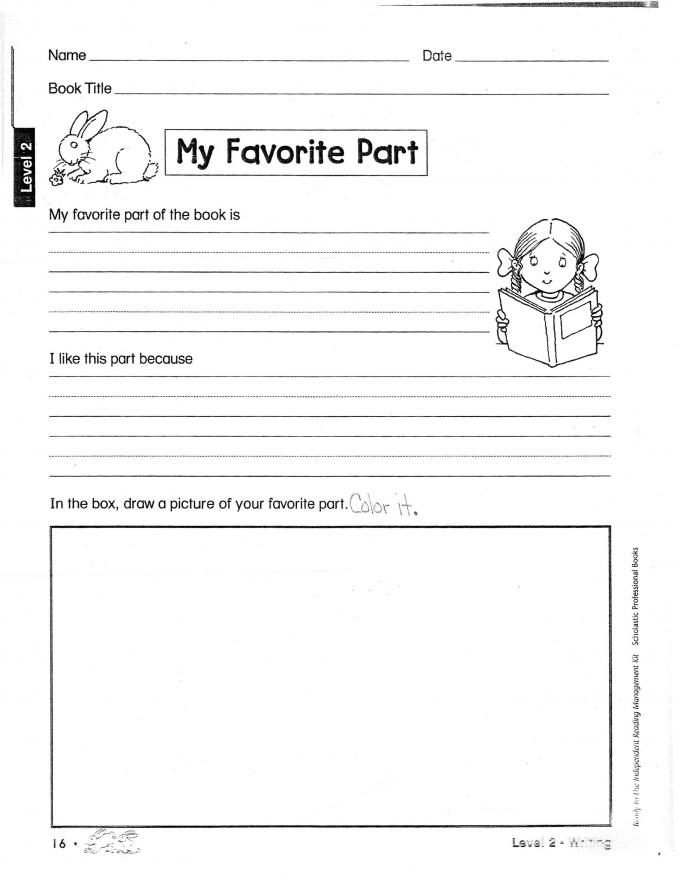 Best Photos Of 2nd Grade Book Report Template Second Grade Book 
