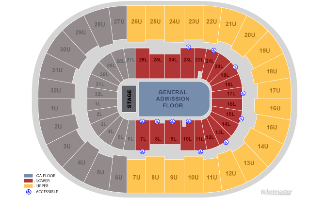 BJCC Arena Seating Chart & Events in Birmingham, AL