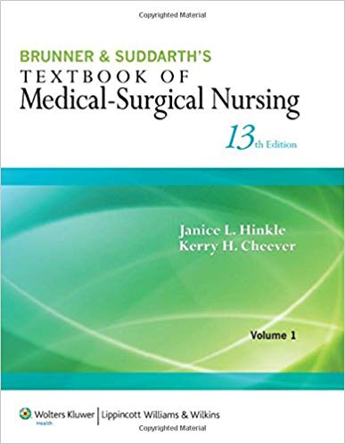 Brunner & Suddarth's Textbook of Medical Surgical Nursing 