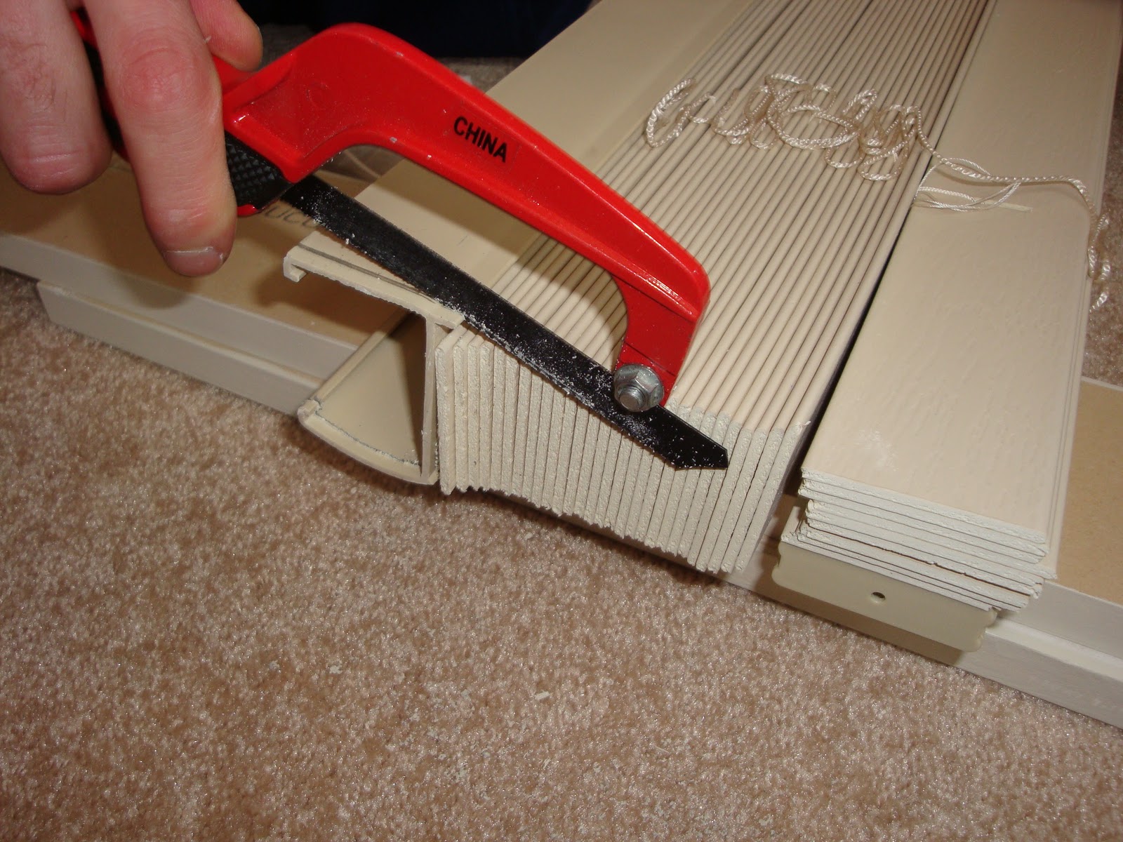 The Penny Parlor: Did you know? Cutting Blinds that are Too Wide