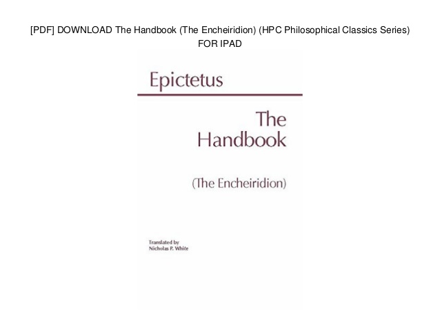 Epictetus Handbook Nicholas White Pdf Icon staffcheck