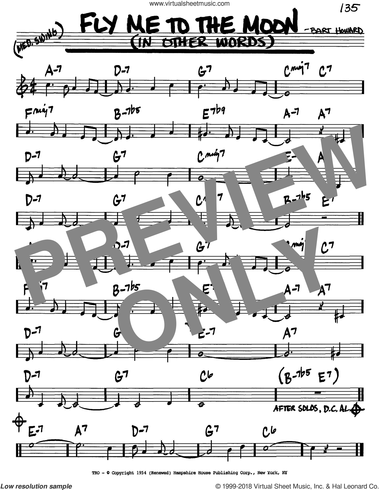 Fly Me To The Moon Sheet Music Pdf | amulette