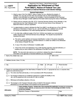 2011 2018 Form IRS 12277 Fill Online, Printable, Fillable, Blank 