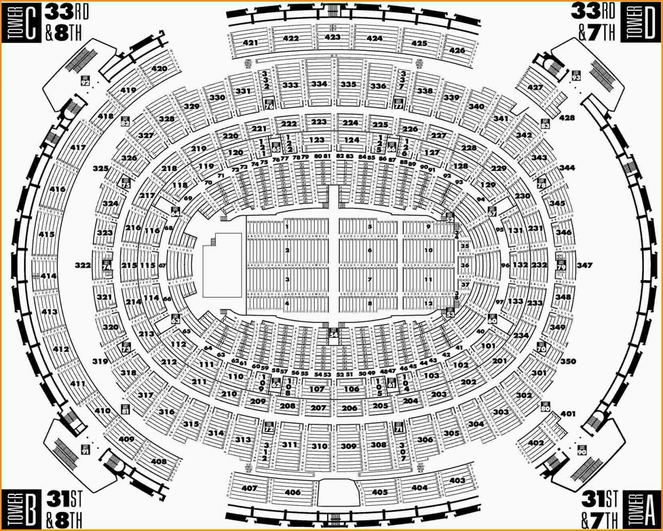 Madison Square Garden Concert Seating Chart Seat | amulette