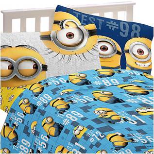 Minion Bed Sheets 3 piece Twin “Mishap” Set – Despicable Me Best Buys