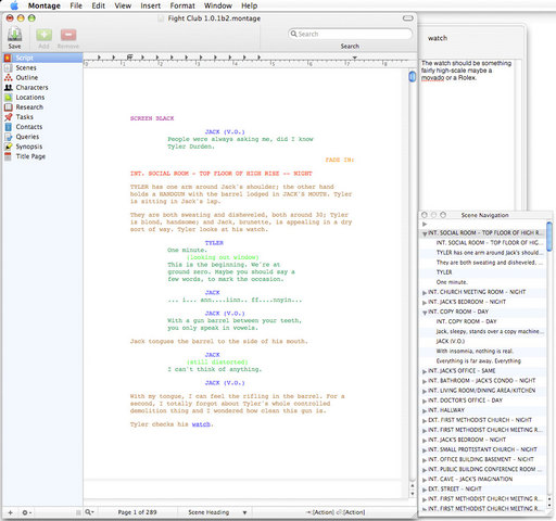 Montage Screenplay | amulette