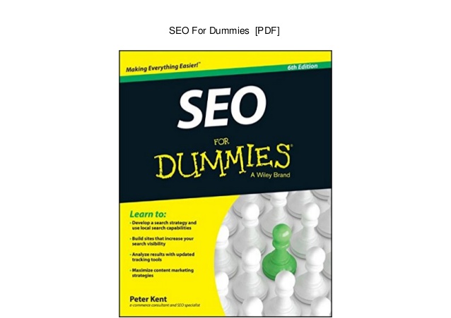 Read Online SEO For Dummies Peter Kent [PDF File(PDF,Epub,Txt)]