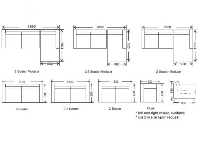 Standard Couch Size amulette