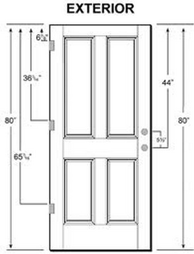 Standard Door Sizes Exterior Gallery Doors Design Ideas Door 