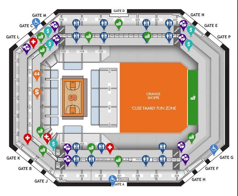 Carrier Dome seating chart: How to find your seat for Syracuse 