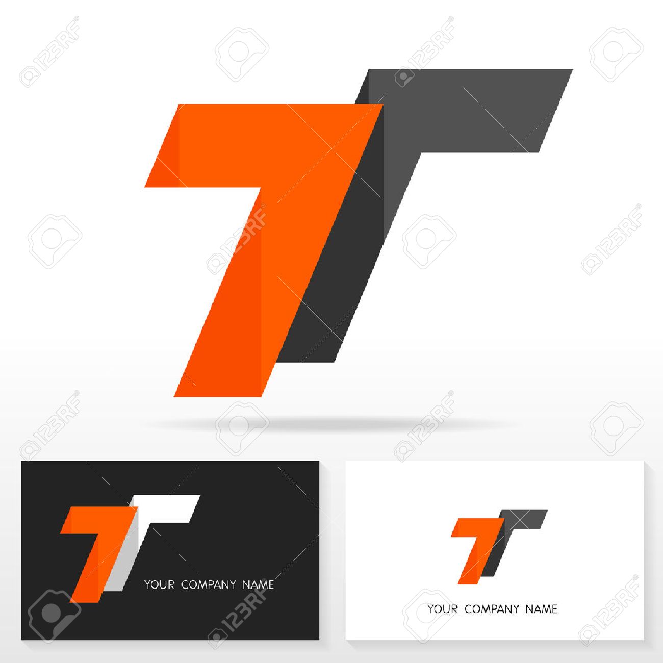 Letter T logo icon design template elements Vector Image