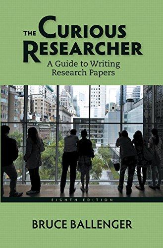 9780321992963: The Curious Researcher: A Guide to Writing Research 