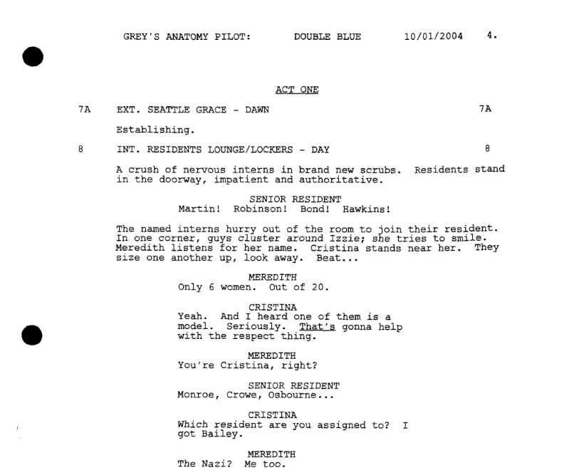 A Simple Guide to Formatting Television Scripts ScreenCraft