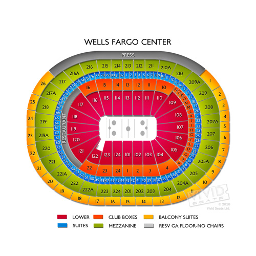 Wells Fargo Center: Concert Seating at the Philadelphia Arena 