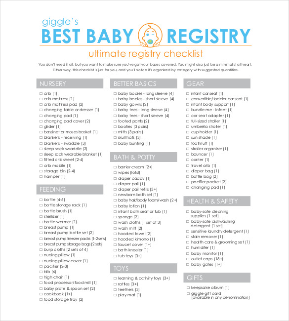 newborn baby checklist pdf Akba.katadhin.co