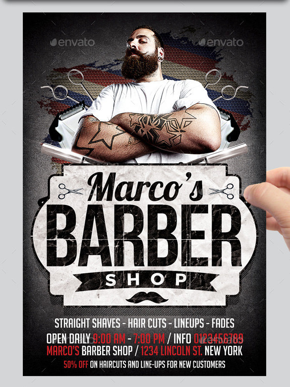 20+ Best Barbershop Flyer Template & Design | Free & Premium Templates