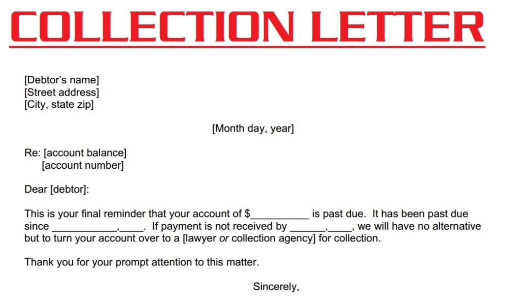 collections letter format Koto.npand.co
