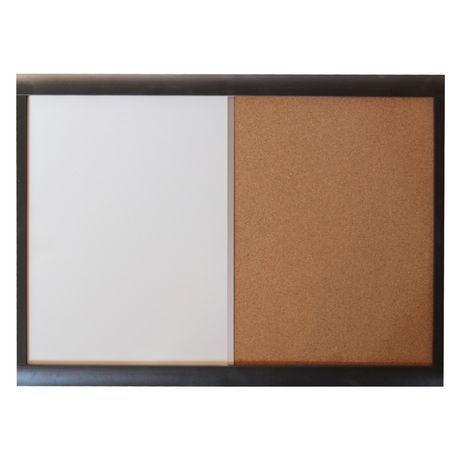 Jelinek Cork Combo Dry Erase / Cork Board, 18” x 24” framed 