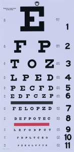 Dmv Eye Chart Printable