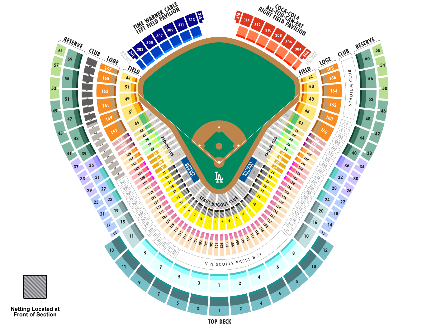 Dodgers Seating Map | MLB.com