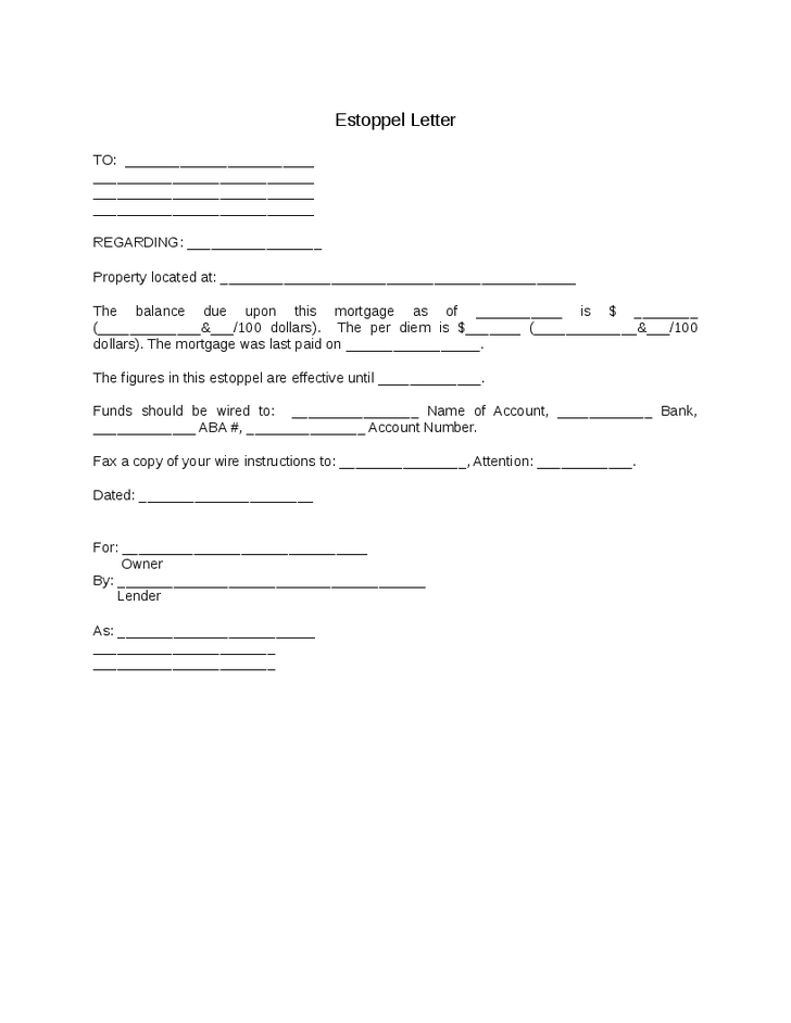Fillable Online tajoda arecolp Hoa Estoppel Letter Sample Form PDF 