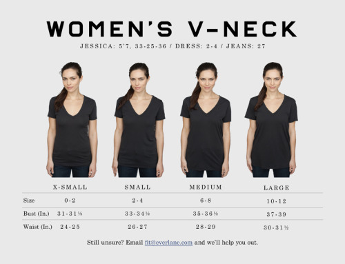 Everlane Sizing Chart Amulette