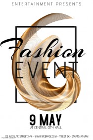 Customizable Design Templates for Fashion Event | PosterMyWall