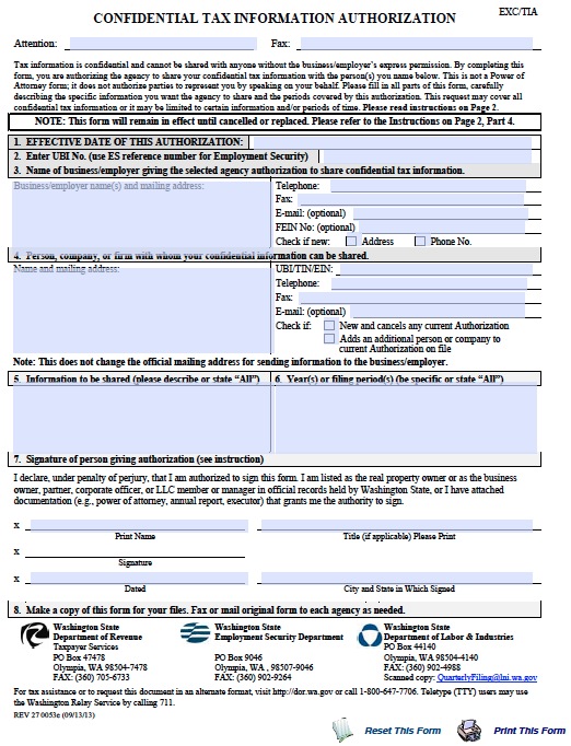 Free Washington Power of Attorney Forms in Fillable PDF | 8 Types 