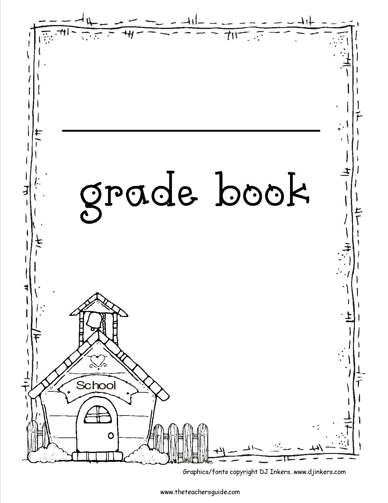 grade book template pdf Kleo.beachfix.co
