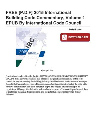 International Building Code Commentary 2012 Pdf Free Download - renewplaces
