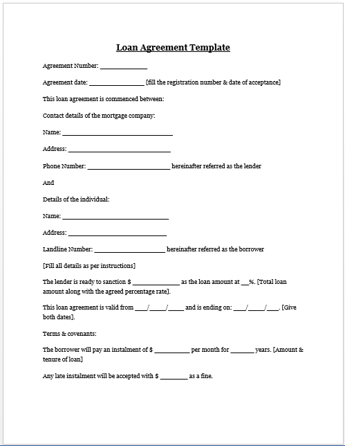 business information form template loan application review form 
