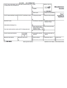 IRS 1099 MISC Form Free Download, Create, Fill and Print 