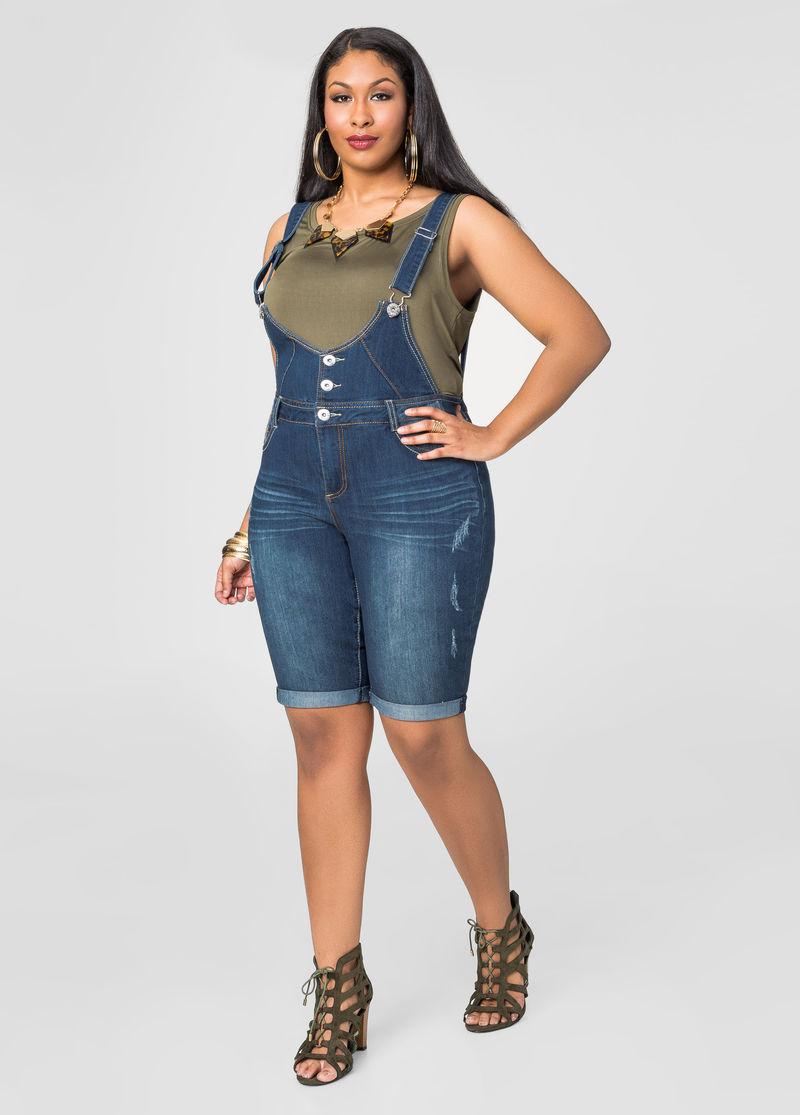 Plus Size Denim Jumpers amulette