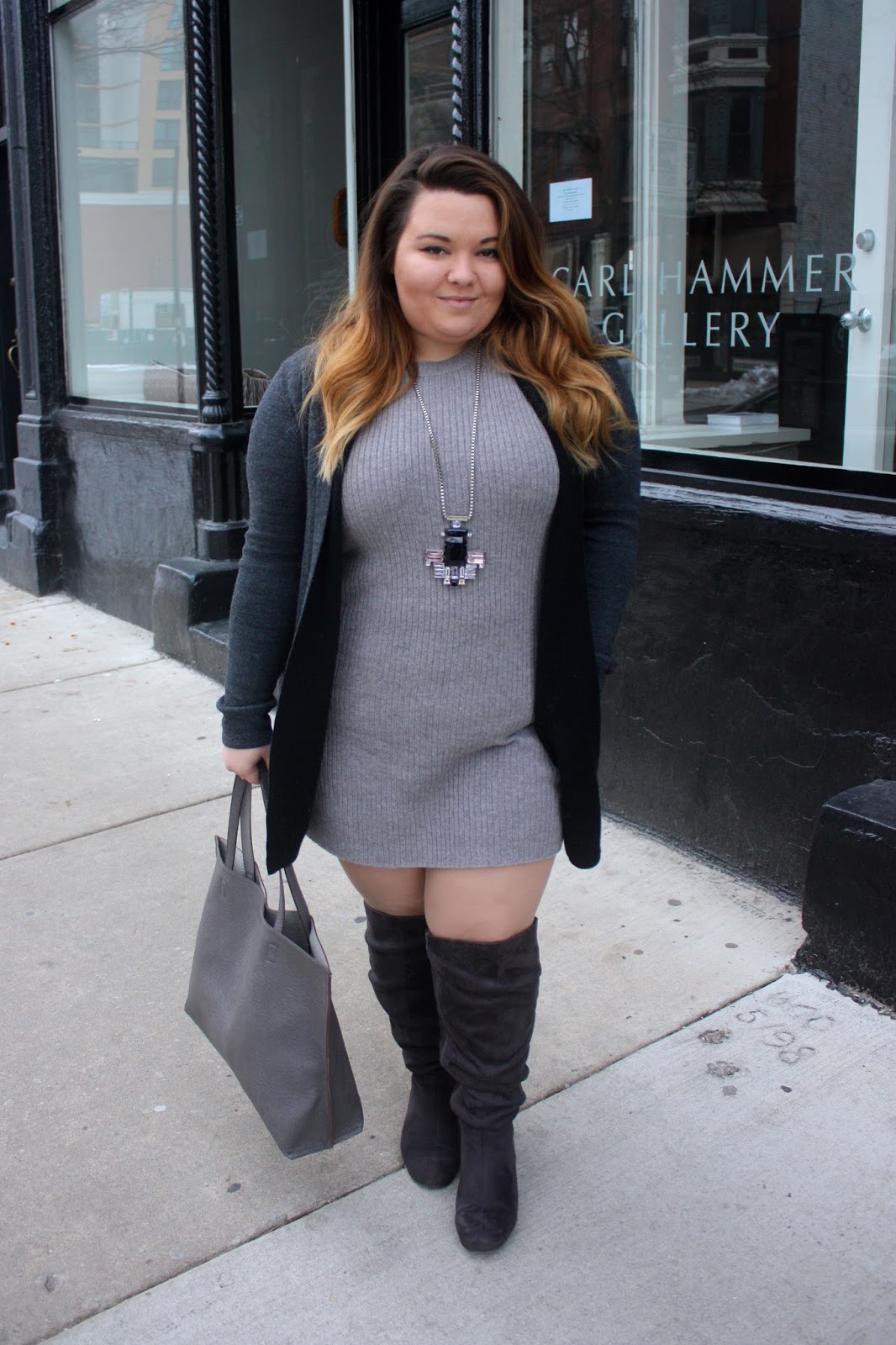 THE MONOCHROMATIC LOOK | Natalie in the City A Chicago Plus Size 