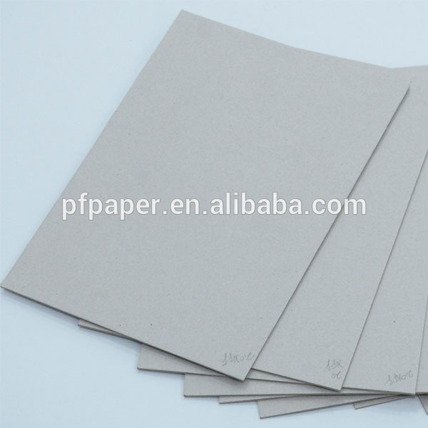 Double Side Lining Grey Cardboard 3mm Plates For Insole Cardboard 