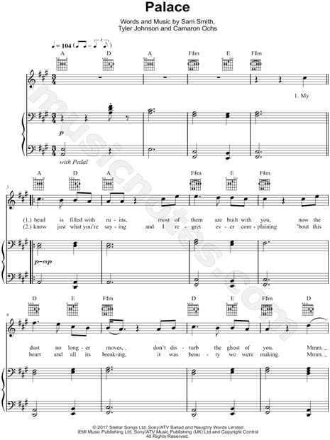 Latch (feat. Sam Smith) sheet music by Disclosure (Piano, Vocal 
