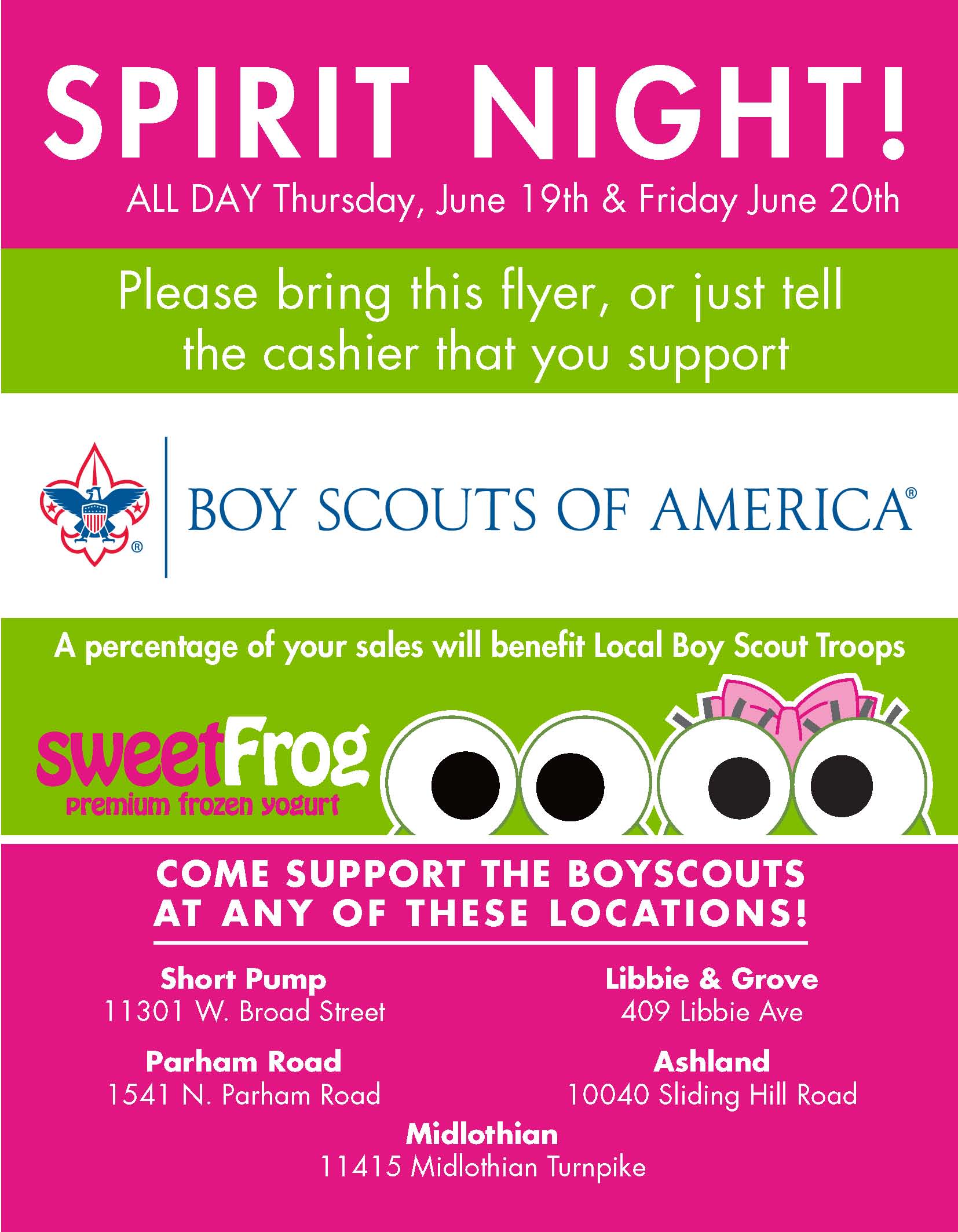 Spirit Night Flyer amulette