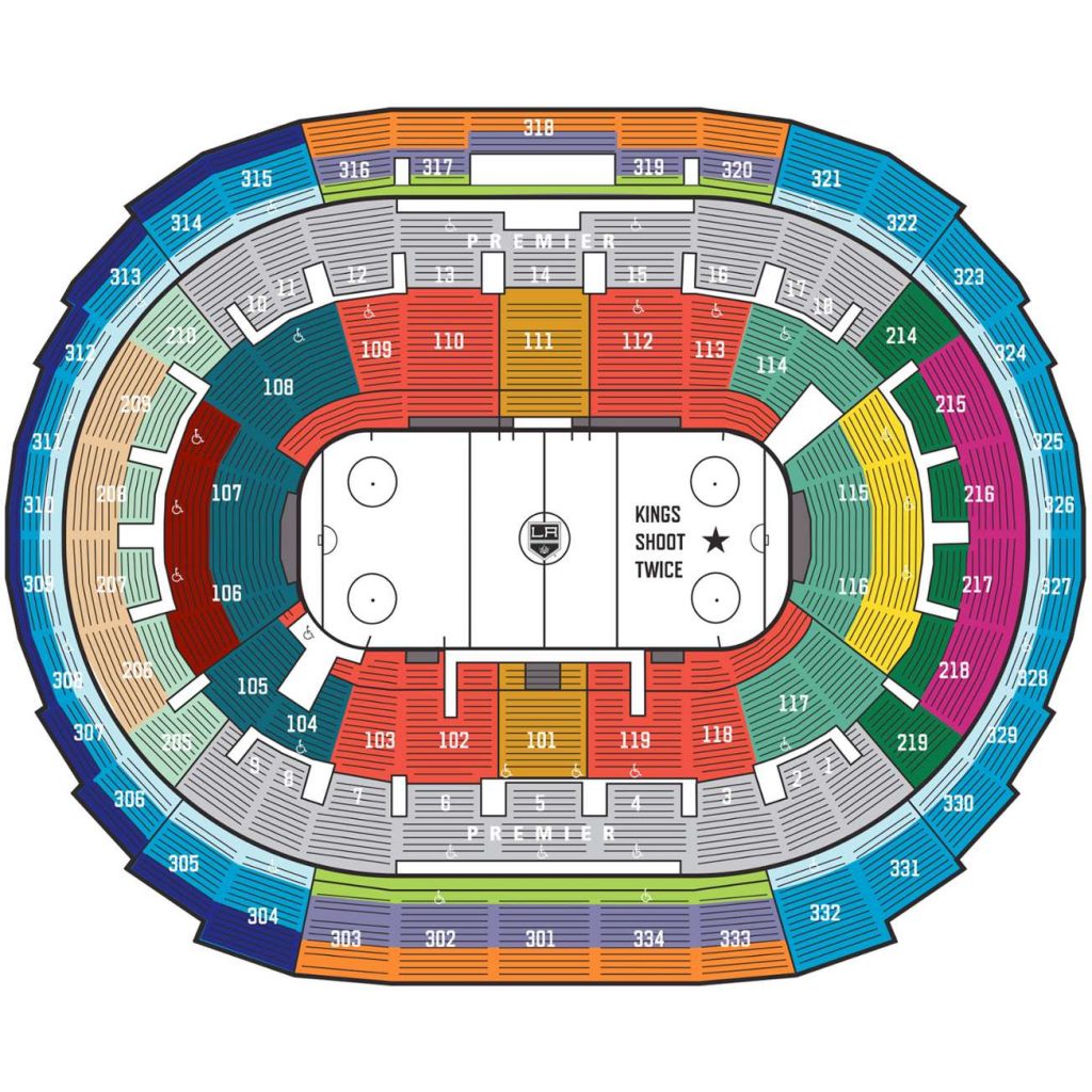 Staples Center Kings Game Seating Chart
