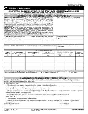 Va Fiduciary Form 21 4706b | amulette