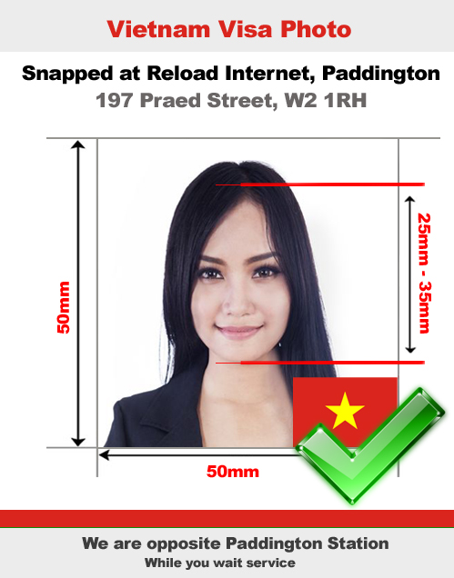 Vietnamese Passport Photo and Visa Photo snapped in Paddington, London